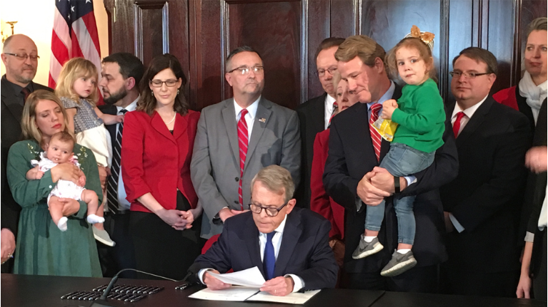 Gov. DeWine signs heartbeat bill 