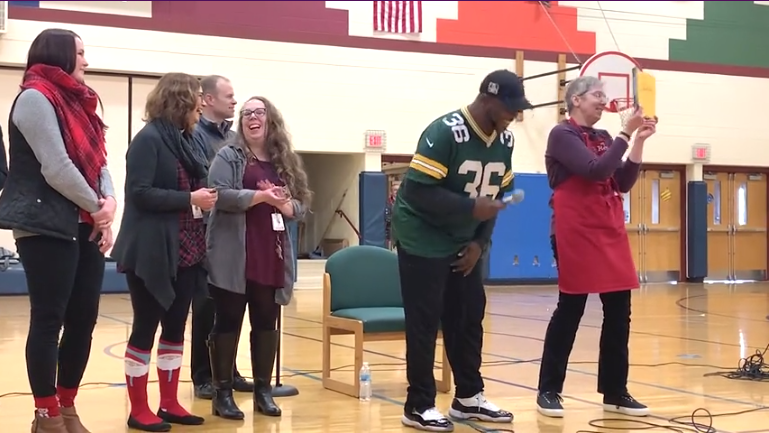 It's very emotional:' LeRoy Butler speaks to Milwaukee students about  anti-bullying campaign