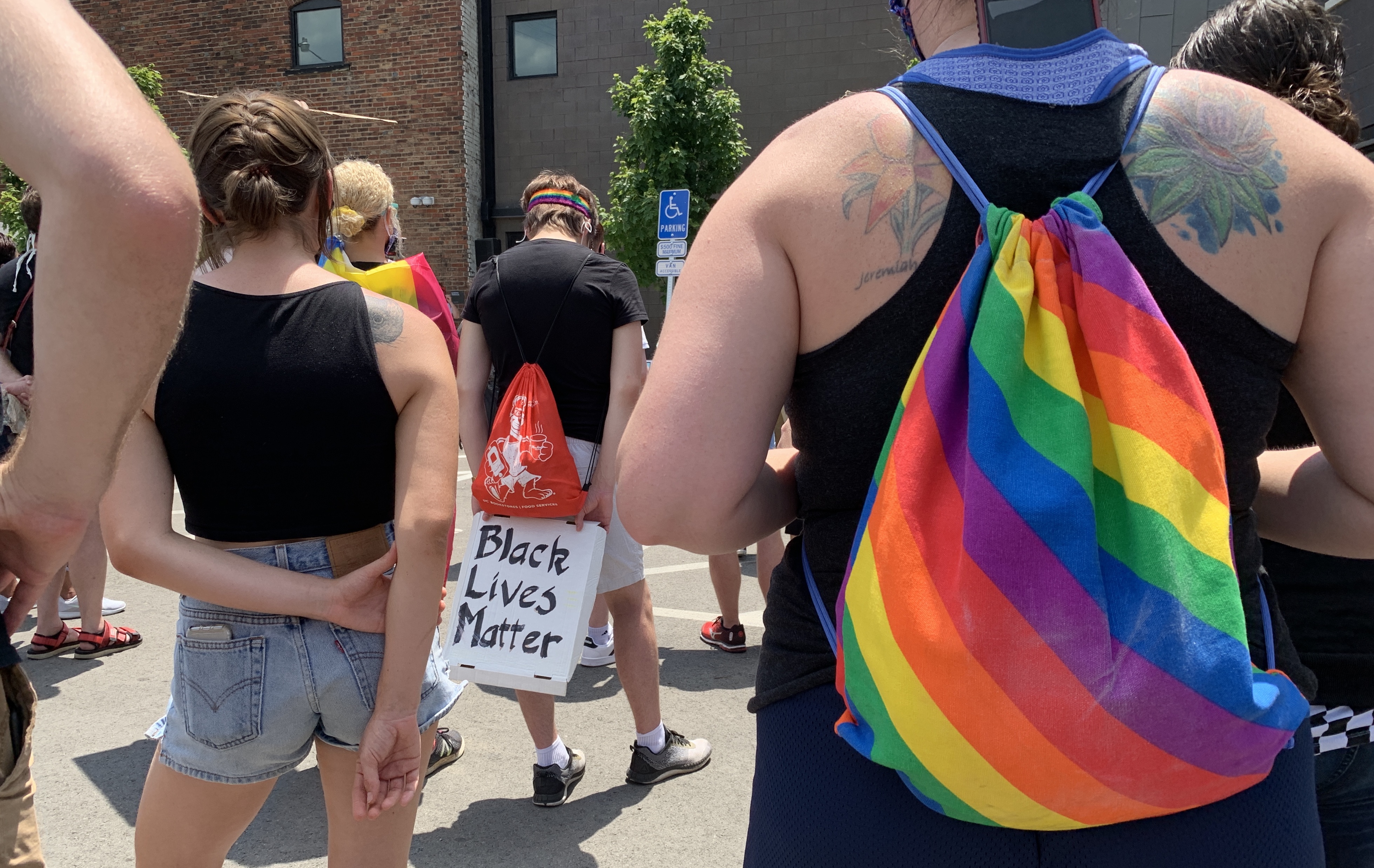 Lgbtq Community Protests Against Racism
