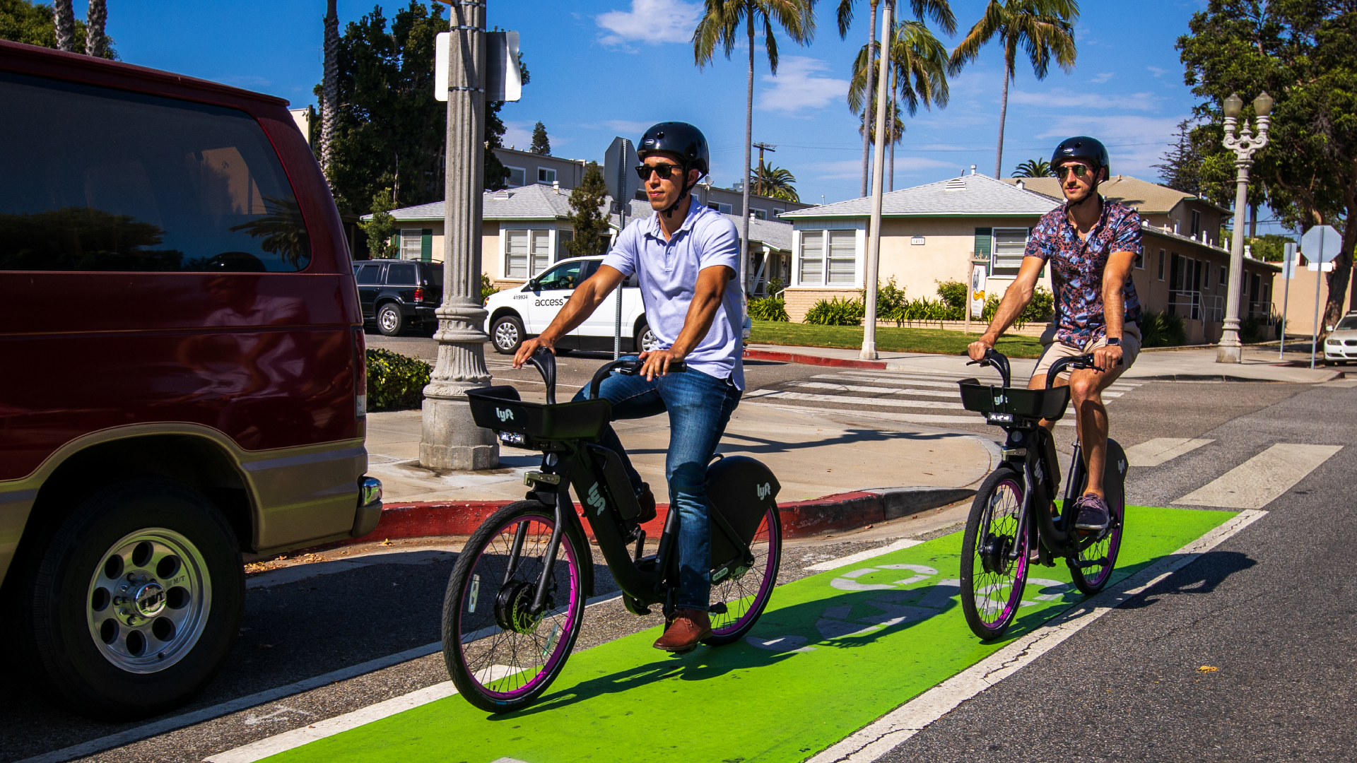 Lyft Electric Bike Share in Santa Monica