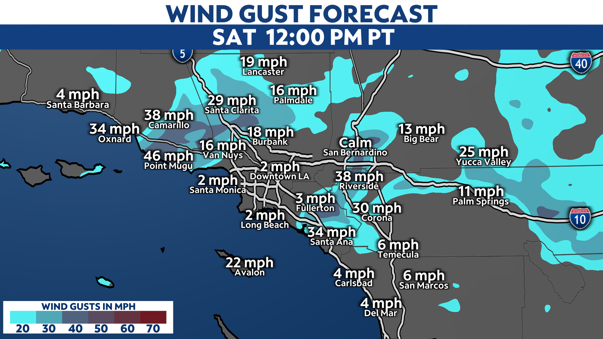 SoCal Weather Forecast: Windy But Mild Weekend