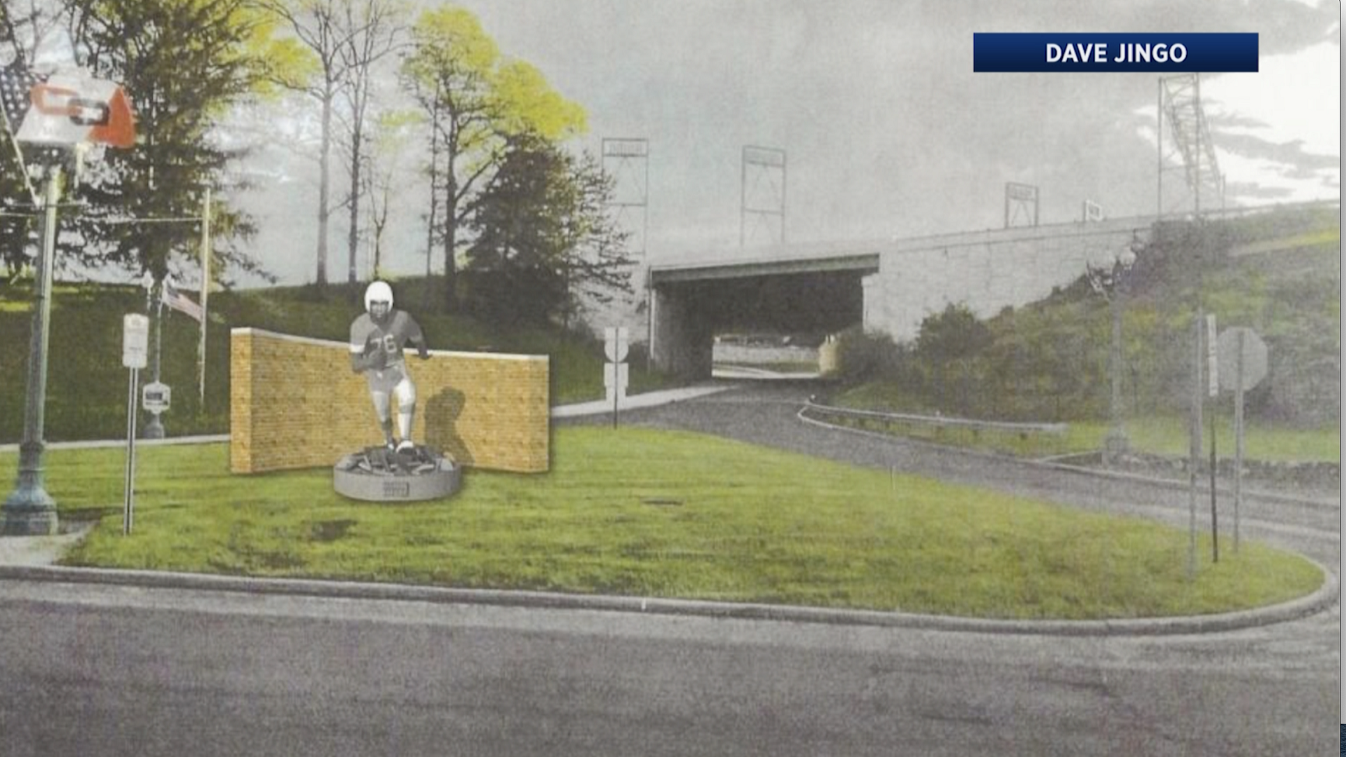 Marion Motley Supporters Break Ground for Statue