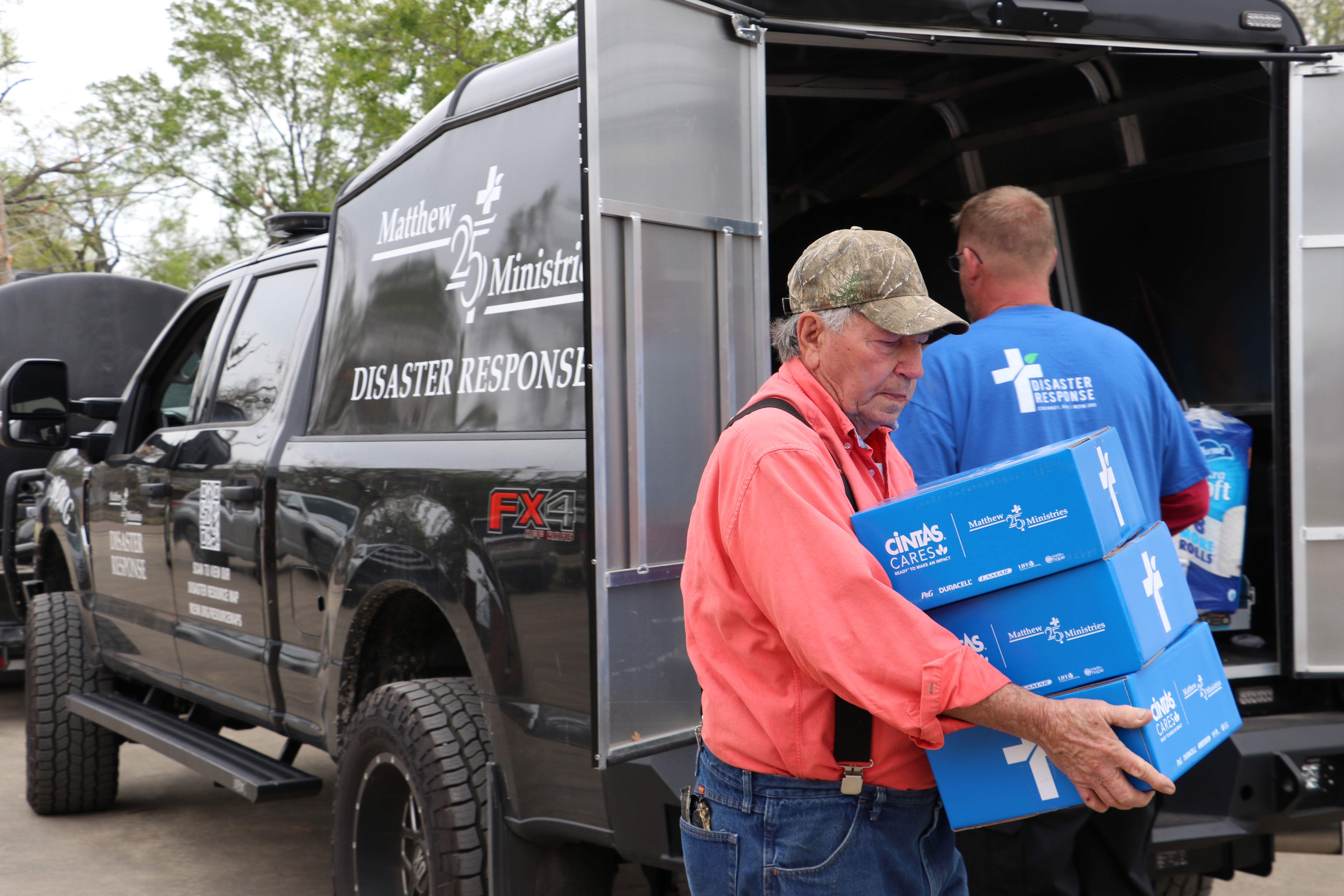 Matthew 25: Ministries relies on donations from companies and residents to fund their relief operations. (Photo courtesy of Matthew 25: Ministries)